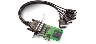 CP-104EL-A-DB9M - PCIe/UPCI/PCI Serial Cards CP-104EL-A Series | MOXA