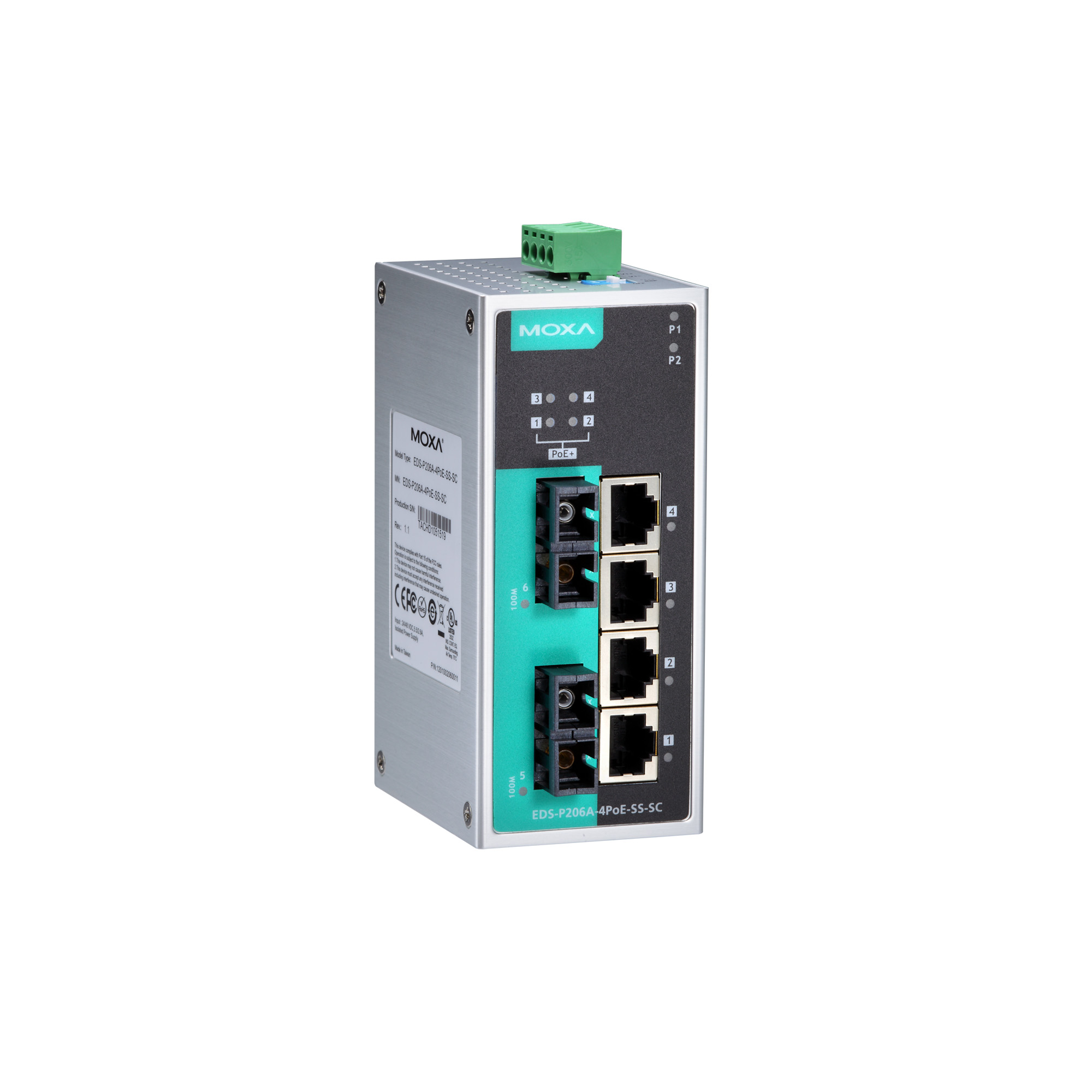 EDS-P206A Series - Unmanaged Switches | MOXA